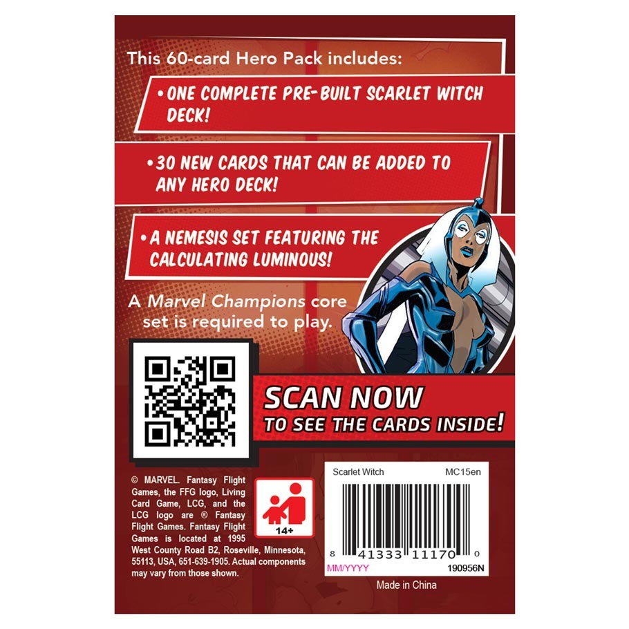 Marvel Champions : The Card Game - Scarlet Witch Hero Pack